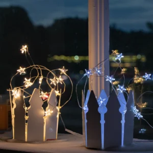 Світлодіодна гірлянда зірочки 4м 40 LED на батарейках