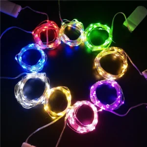 Світлодіодна гірлянди крапля роси 5м 50 LED на батарейках MKled